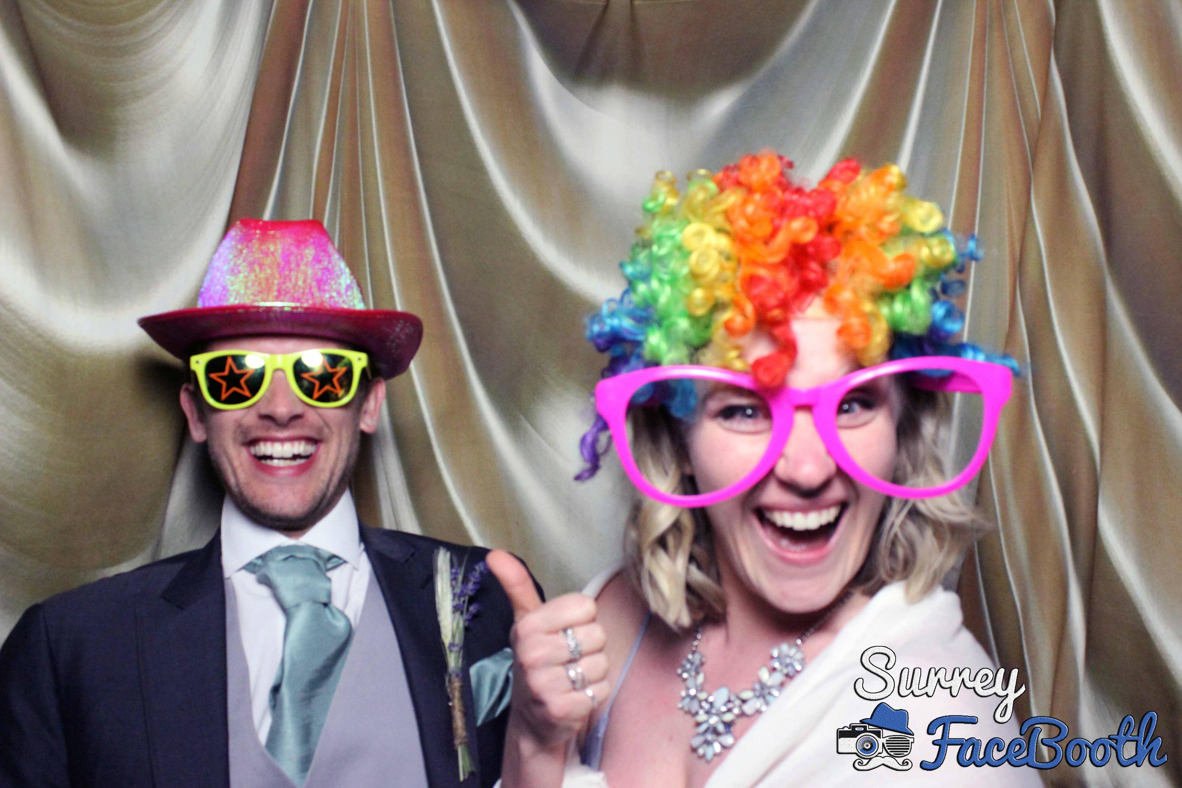 Fiona & Andy's Wedding | View more photos from the event at galleries.surreyfacebooth.co.uk/u/Surrey-FaceBooth/Fiona-Andys-Wedding